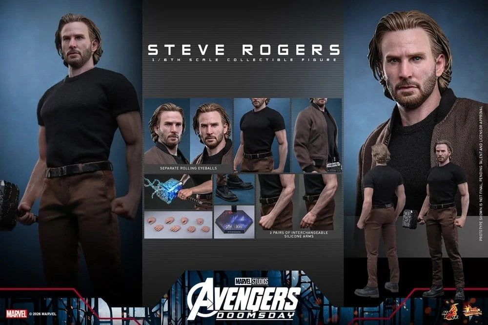 Figurka Steve Rogers - Marvel Avengers: Doomsday Movie Action Figure 1/6