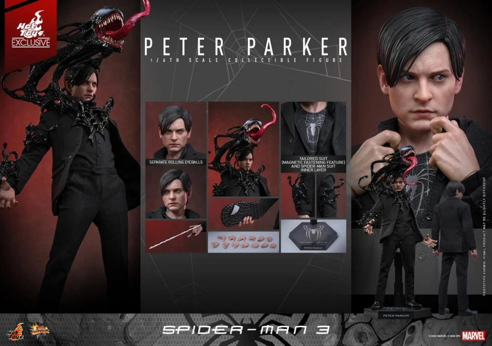 Figurka Peter Parker - Spider-Man 3 Exclusive Action Figure 1/6 
