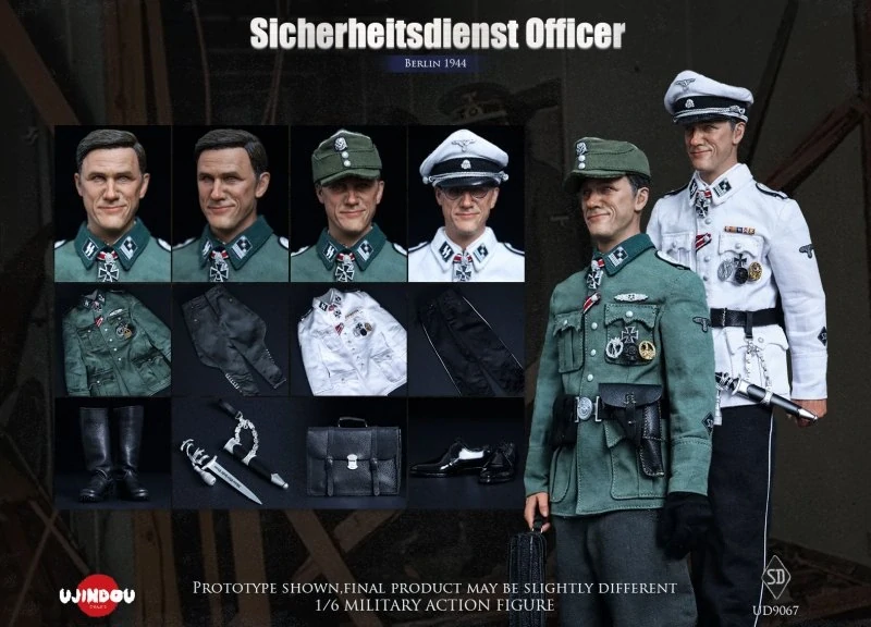 Figurka Sicherheitsdienst Officer - Berlin 1944 Action Figure 1/6 