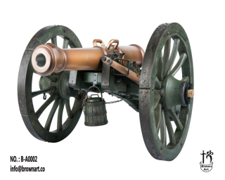 Dělo French Gribeauval 12 Pounder Cannon (Weathered Version) 1/6 Military Replica