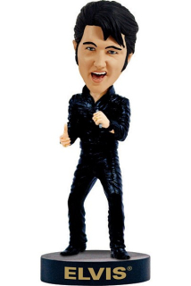 Figurka ELVIS BLACK LEATHER - Bobble Head