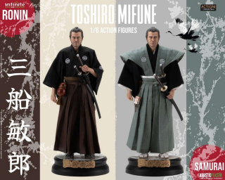 Figurky Toshiro Mifune Ronin & Samurai 1/6 Action Figure Deluxe Double Pack
