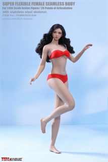 Figurka ženy Caucasian Suntan Female Super Flexible Seamless Body (Middle Bust) 1/6