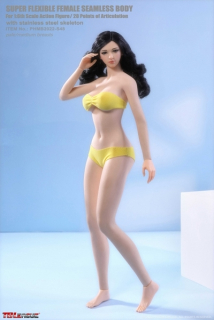 Figurka ženy Caucasian Pale Female Super Flexible Seamless Body (Middle Bust) 1/6