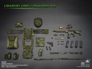Sada zbraní s výstrojí USASOC URG-I Operation Kit (2 Colors Camo)