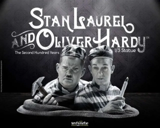 Soška Stan Laurel & Oliver Hardy 1/3 Statue