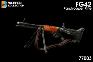 Zbraň pro 1/6 figurky - Fallschirmgewehr FG42 Assault Rifle (Black)