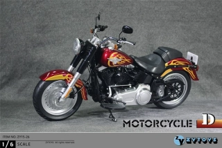 Motocykl pro 1/6 figurky - HD Type Motorcycle (Red)