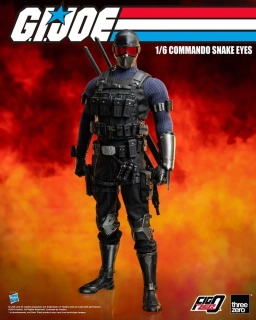 Figurka Commando Snake Eyes - G.I. Joe FigZero Action Figure 1/6