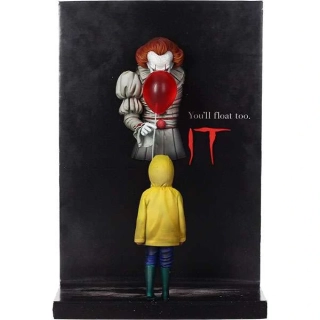Soška Pennywise & Georgie - It Poster PVC Figure