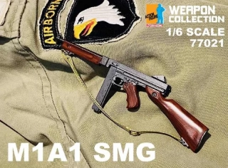 Zbraň pro 1/6 figurky Thompson M1A1 SMG Submachine Gun (Black)
