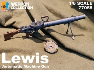 Zbraň pro 1/6 figurky Lewis Automatic Machine Gun (Black)