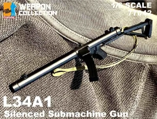 Zbraň pro 1/6 figurky L34A1 Submachine Gun
