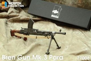 Zbraň pro 1/6 figurky Bren Gun MK3 Para Version Short Barrel (Black)