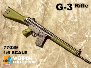Zbraň pro 1/6 figurky HK G Assault Rifle (Black)
