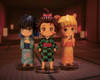 Figurky Demon Slayer Sumiko/Zenko/Inoko Mini Figure