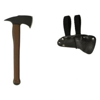 Zbraň pro 1/6 figurky Combat Axe with Leather Sheath