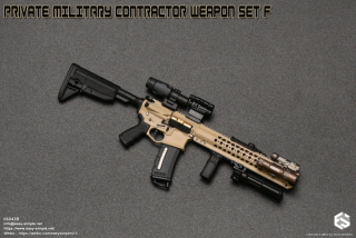 Zbraň pro 1/6 figurky Private Military Contractor Weapon Set F (Beige)