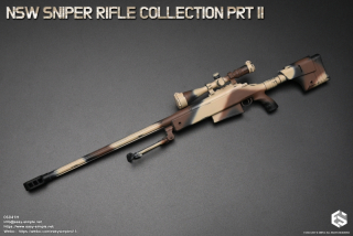Zbraň pro 1/6 figurky NSW Sniper Rifle Collection Part III (3 Colors Camo)