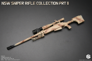 Zbraň pro 1/6 figurky NSW Sniper Rifle Collection Part III (2 Colors Camo)