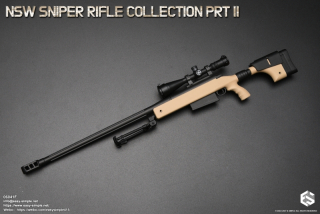 Zbraň pro 1/6 figurky NSW Sniper Rifle Collection Part III (Beige)