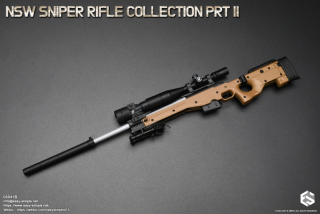 Zbraň pro 1/6 figurky NSW Sniper Rifle Collection Part III (Coyote)