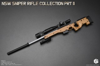 Zbraň pro 1/6 figurky NSW Sniper Rifle Collection Part III (Coyote)
