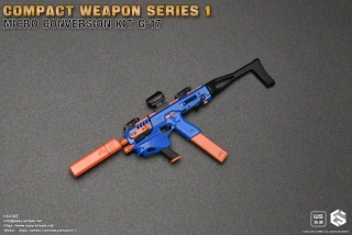 Zbraň pro 1/6 figurky Compact Weapon Series 1 - Micro Conversion Kit G-17 (Blue)