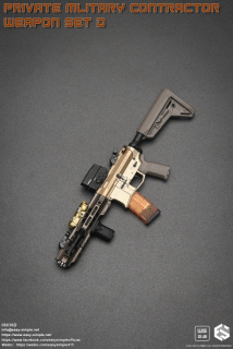 Zbraň pro 1/6 figurky Private Military Contractor Weapon Set D (Gold)