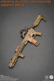 Zbraň pro 1/6 figurky Private Military Contractor Weapon Set D (Coyote)