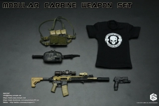 Zbraň pro 1/6 figurky Modular Carbine Weapon Set - MCX STD Carbine (Sand)