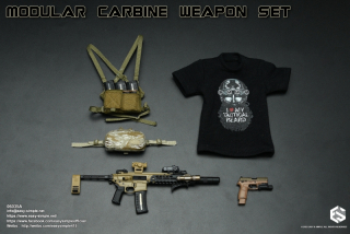 Zbraň pro 1/6 figurky Modular Carbine Weapon Set - MCX Virtus Pistol (Sand)
