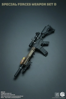 Zbraň pro 1/6 figurky Special Force Weapon Set D (Black)