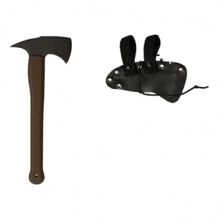 Zbraň pro 1/6 figurky Combat Axe with Leather Sheath (Black)