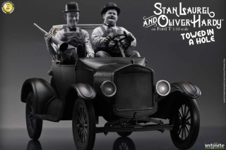 Soška Laurel & Hardy Towed In A Hole Ford T 1/12 Scale