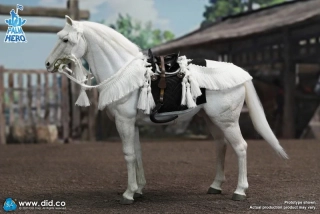Figurka koně White Horse Figure 1/12 Palm Hero Series