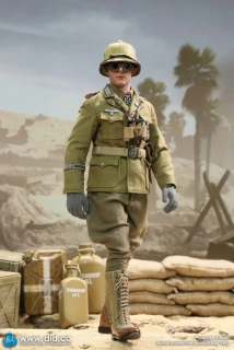 Figurka Supply Duty Ishaan & Panzer Commander Stauffenberg -  WWII German Africa Corps 1/6 Action Figure