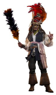 Figurka Pelegostos Chief Jack Sparrow - Pirates of the Caribbean: Dead Man's Chest Action DX Figure 1/6
