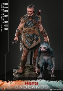 Figurka Dek (Bone Bison Armor) & Bud - Predator: Badlands Movie Masterpiece Action Figure 1/6