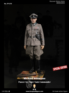Figurka Michael Wittmann (Special Version) - Panzer Ace Tiger Tank Commander 1/6 Figure