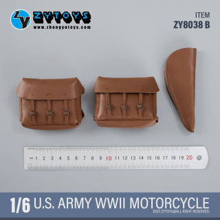 Sada brašen pro motocykl US Army WWII Harley-Davidson Motorcycle Bag