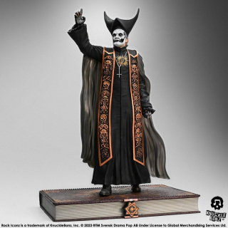 Soška Papa Emeritus IV (Black Robes) - Ghost Rock Iconz Statue 1/9
