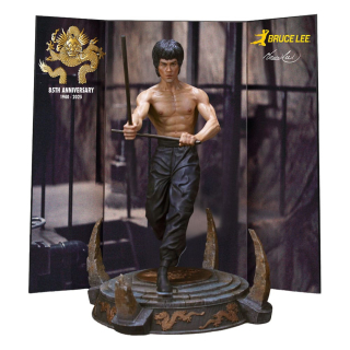 Soška Bruce Lee Kali Sticks Fight Deluxe Basement Version - Enter the Dragon Movie Statue 1/6