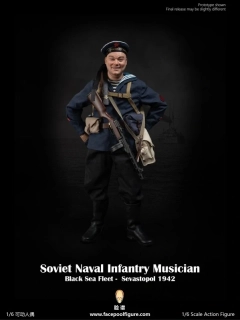 Figurka Soviet Naval Infantry Musician - Black Sea Fleet Sevastopol 1942 Action Figure 1/6