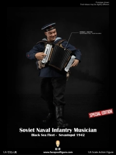 Figurka Soviet Naval Infantry Musician (Special Edition) - Black Sea Fleet Sevastopol 1942 Action Figure 1/6