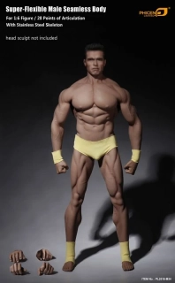 Tělo pro 1/6 figurky Super Flexible Male Seamless Body