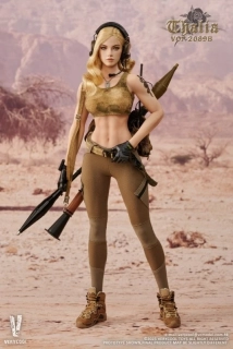 Figurka Thalia (Blonde Hair) - Desert Female Soldier 1/6 Action Figure