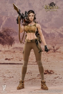 Figurka Thalia (Brown Hair) - Desert Female Soldier 1/6 Action Figure