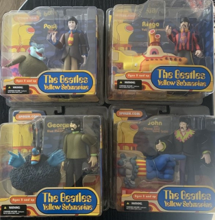 Sada figurek The Beatles - Yellow Submarine Action Figures Series 2 (4ks)